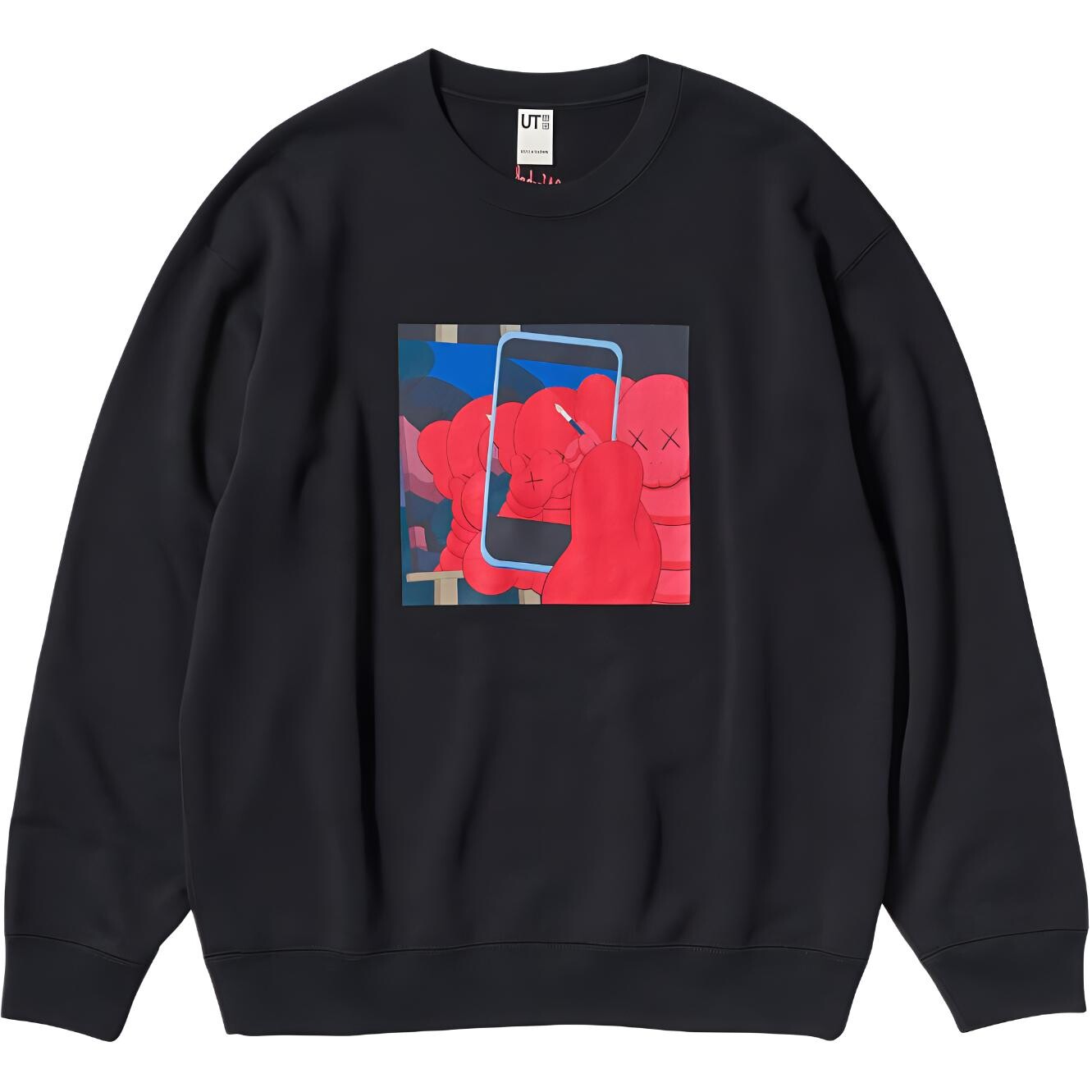 

Свитшот KAWS X WARHOL Collaboration Unisex Black Uniqlo, черный