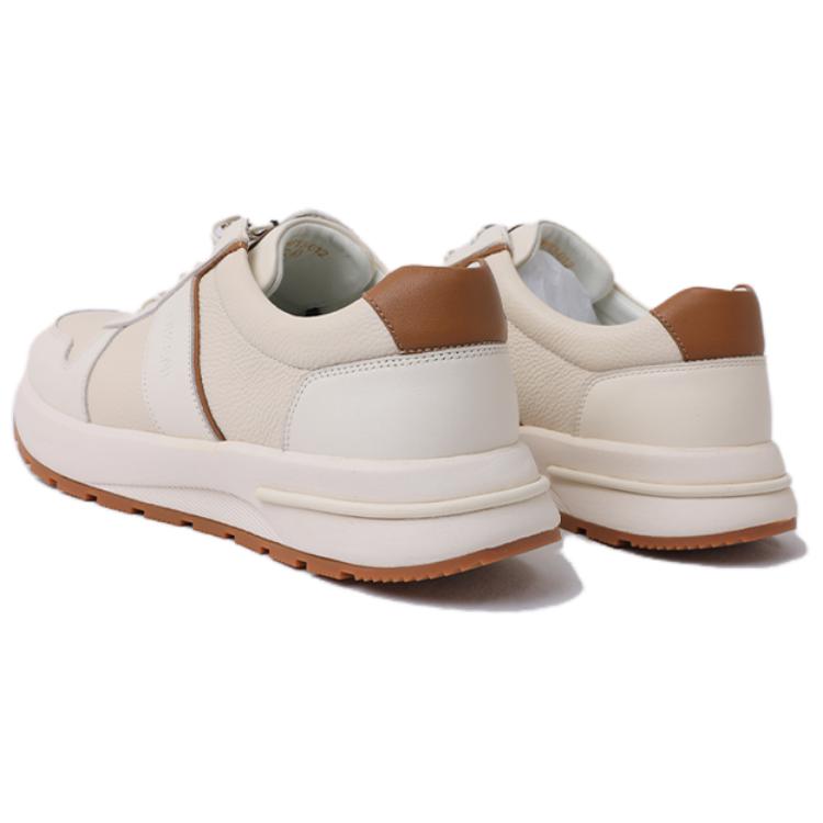 Низкие повседневные кроссовки мужские beige DIKENI, бежевый — фото 4