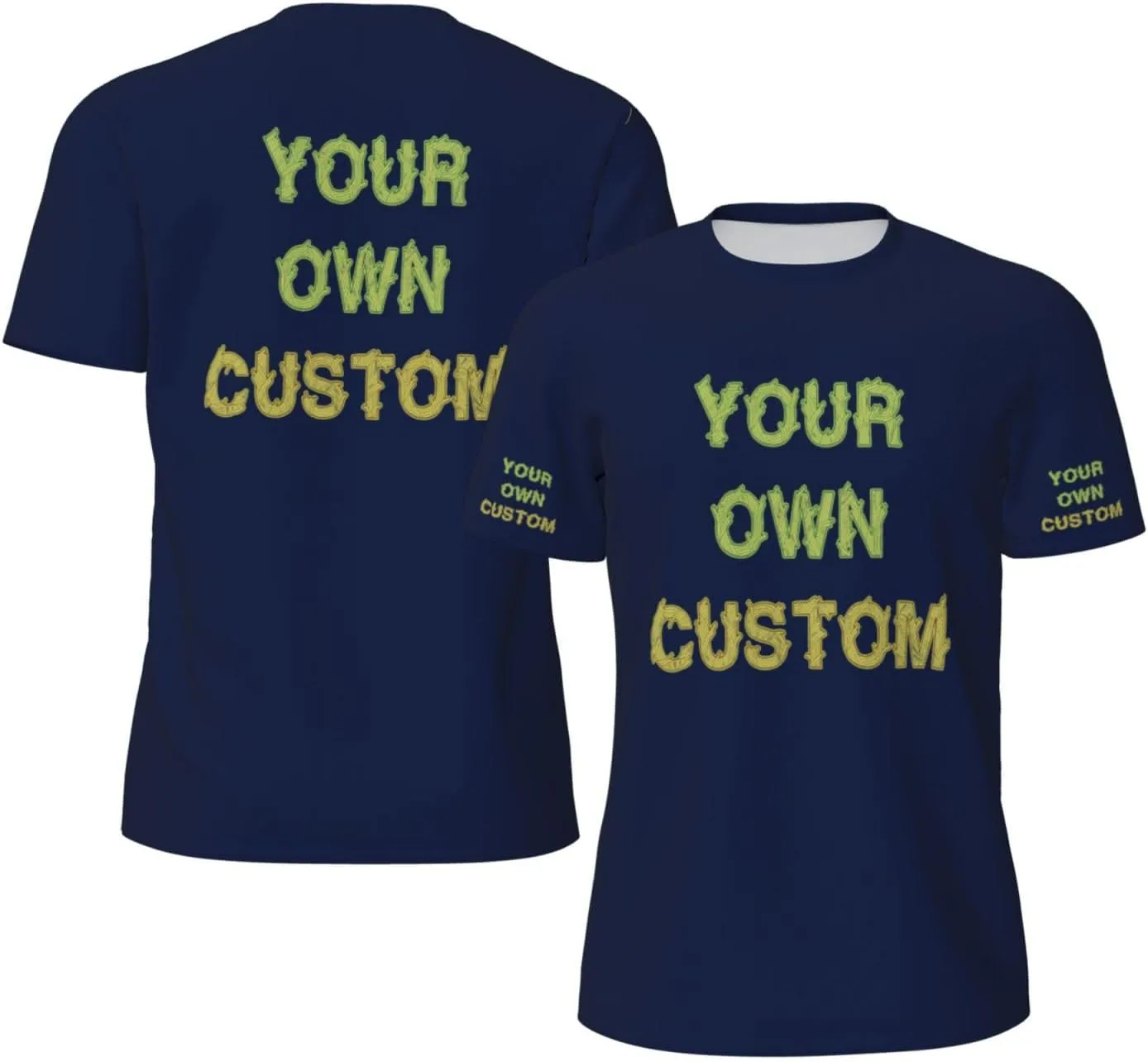 

Футболка Custom с принтом на 4 сторонах