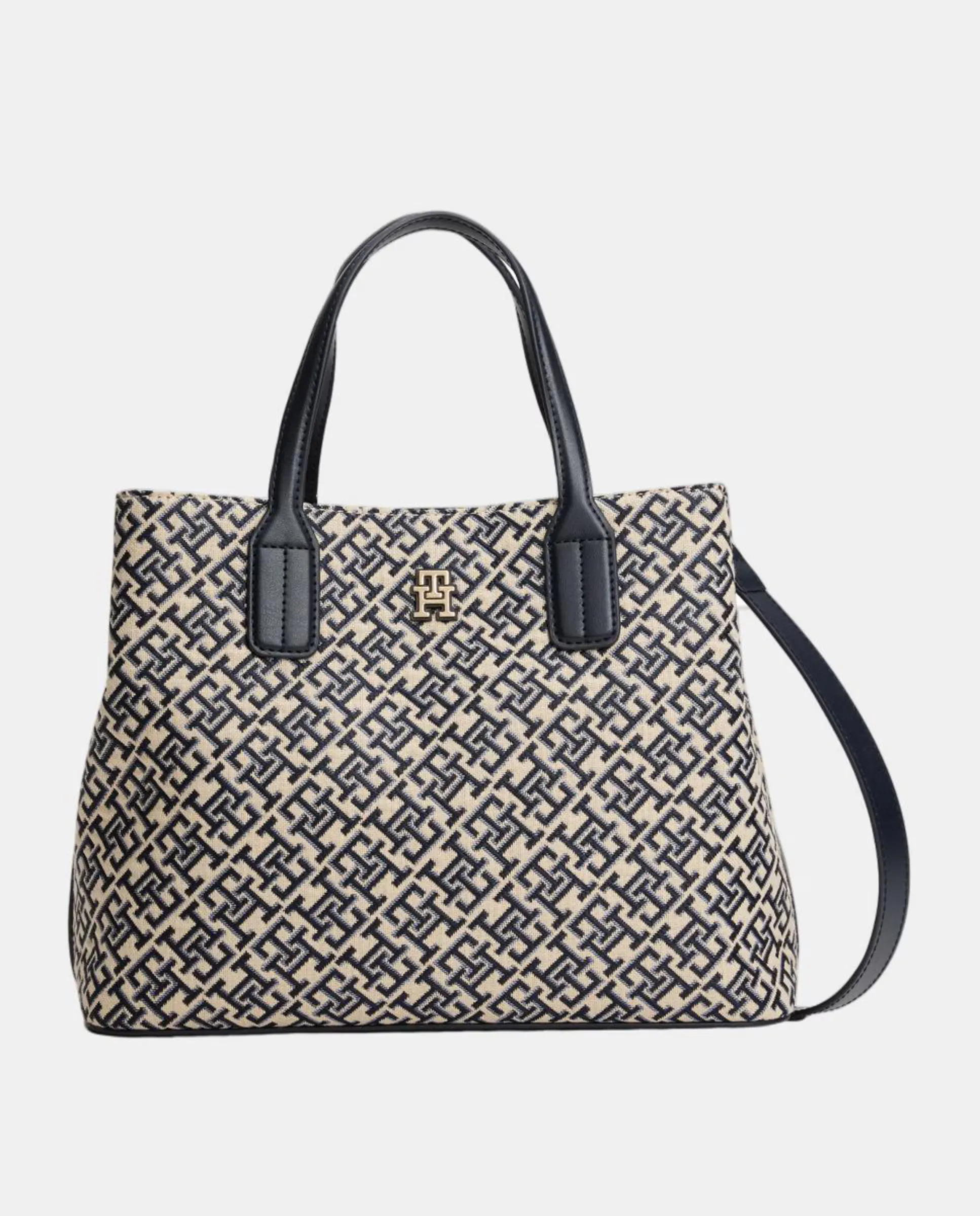 

Женская сумка-сатчел синего цвета от Tommy Hilfiger, темно-синий