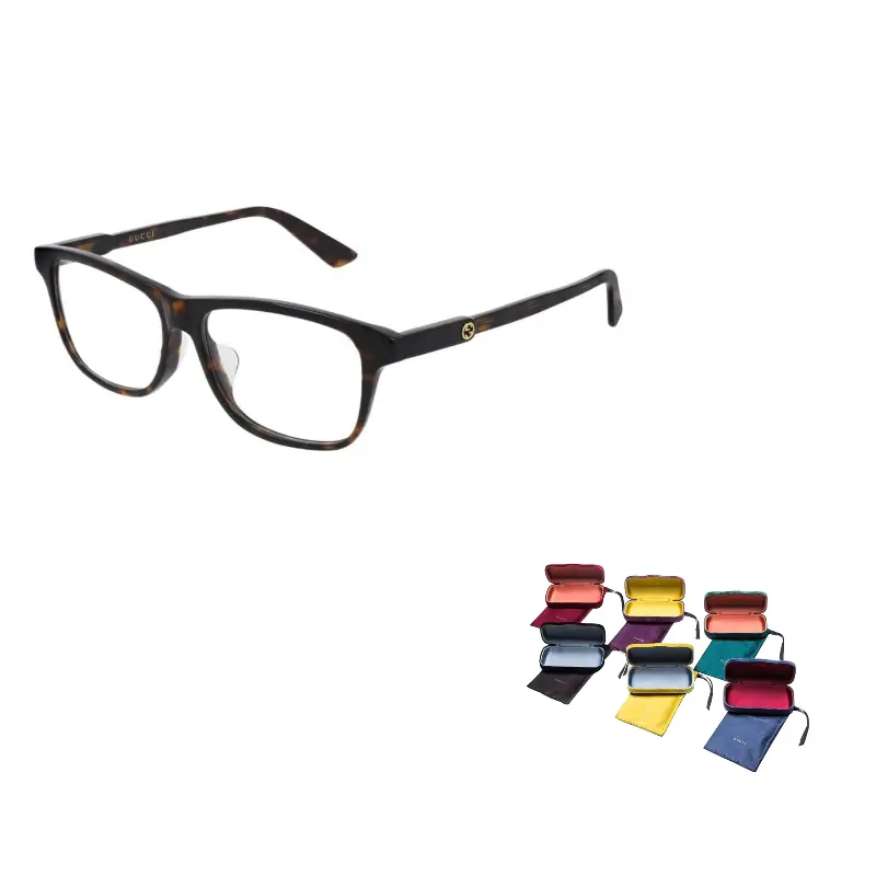 

GUCCI Очки с квадратной оправой, Tortoiseshell