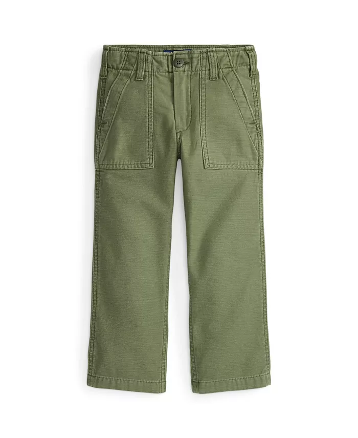 

Детские штанишки Ricky из хлопкового сатина для девочек 2T-6X Polo Ralph Lauren, зеленый