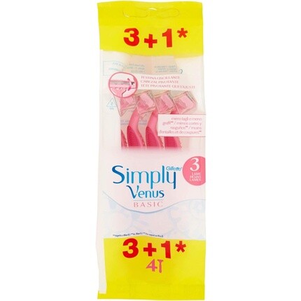 

Одноразовая женская бритва Simply Venus3 Basic — 3 шт.