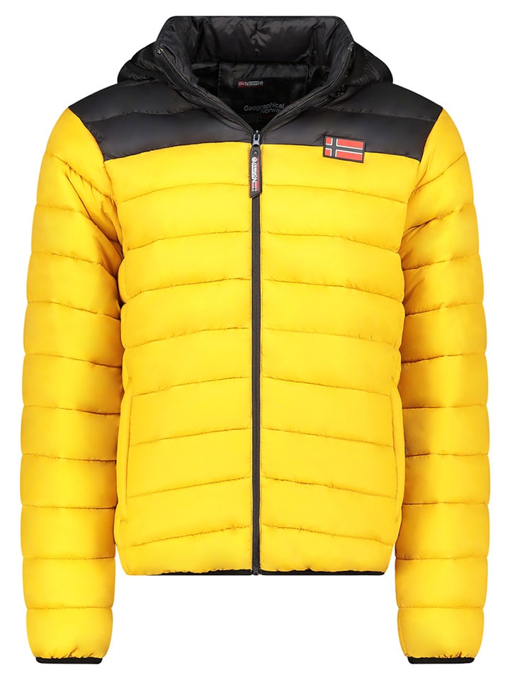 

Стеганая куртка Geographical Norway, цвет gelb/schwarz