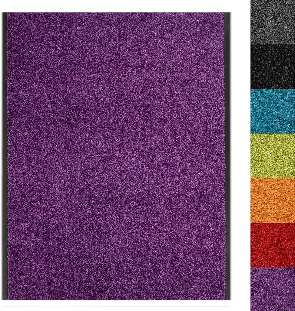 

Коврик для сбора грязи Use&Wash Purple 28 Ширина разреза: 200 см, длина: 450 см Floordirekt, фиолетовый