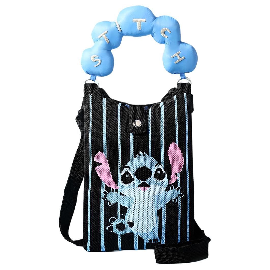 

Disney Полиэстеровая сумка унисекс синяя фиолетовая розовая черная, Stitch