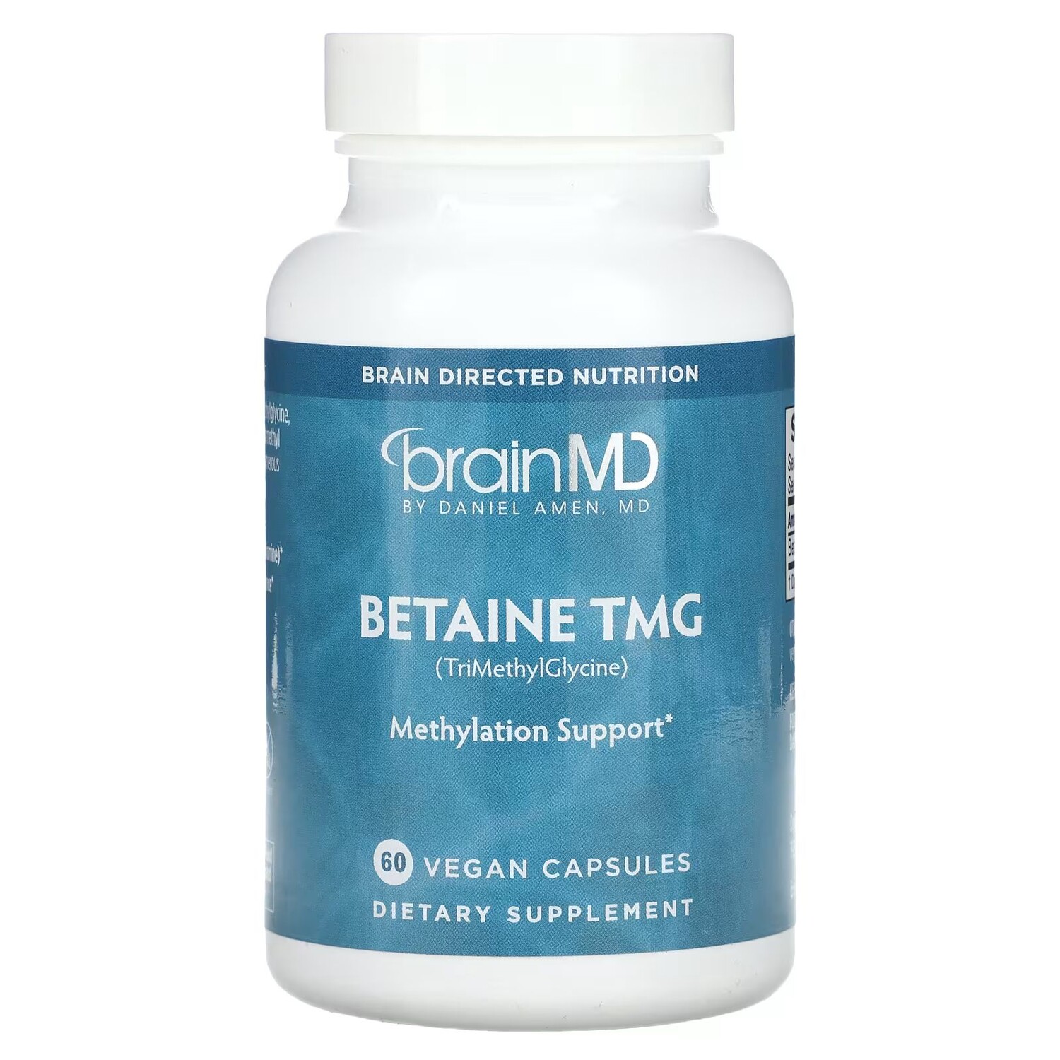

Бетаин TMG, 60 веганских капсул Brainmd