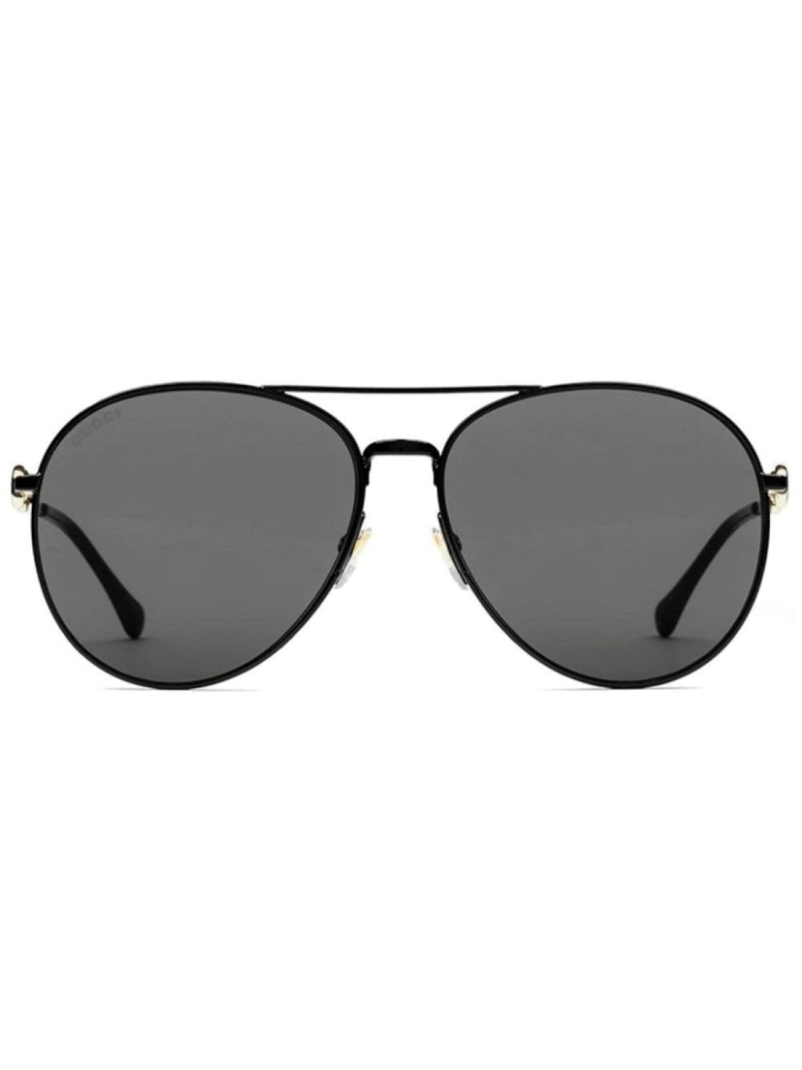 

Gucci Eyewear солнцезащитные очки в оправе пилота, черный