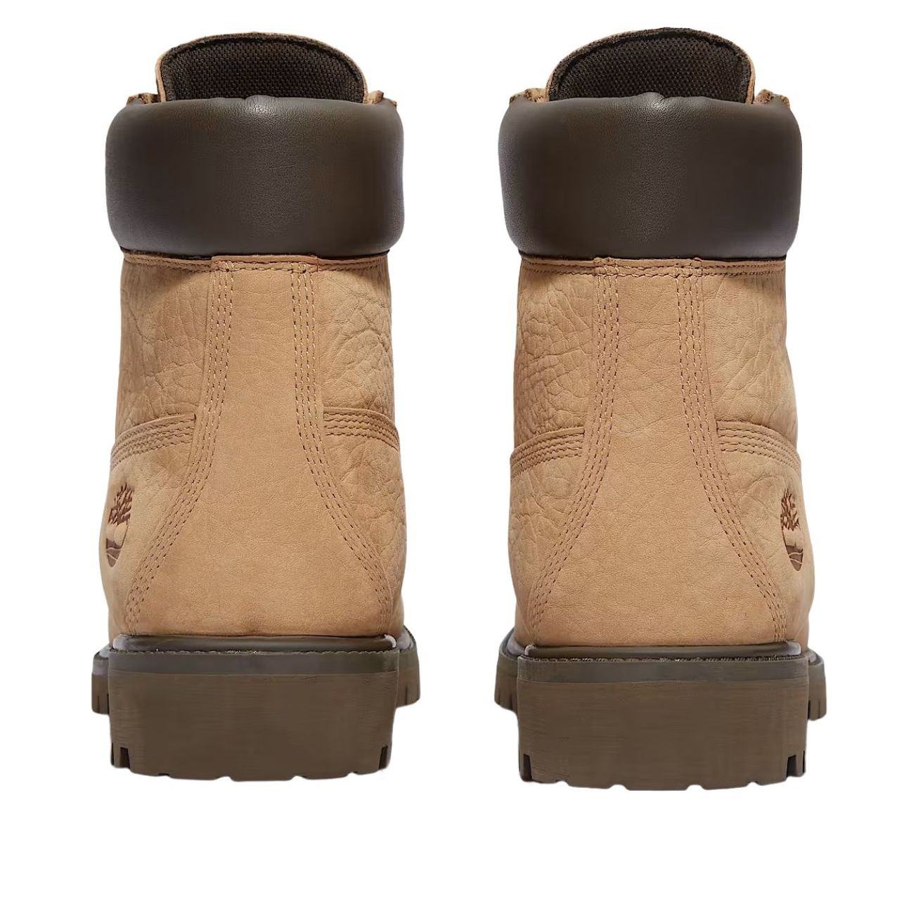 Водонепроницаемые ботинки Timberland Premium 6 дюймов, цвет «бежевый нубук, темно-коричневый» — фото 4