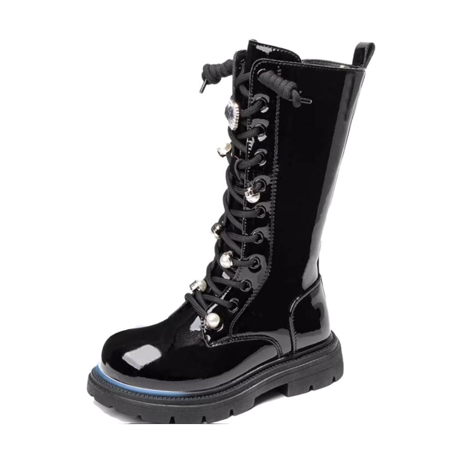 

Tongmengqiantian Амортизирующие устойчивые к истиранию ботинки kids' black kids'