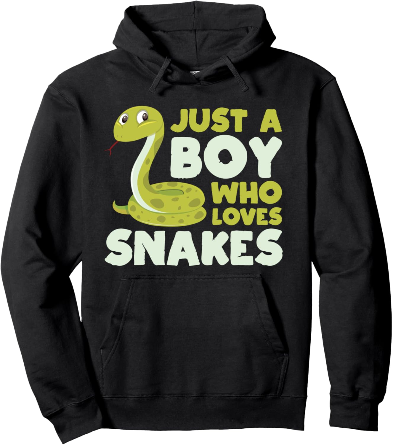 

Милая толстовка со змеиным принтом для мальчиков, которые любят только змей Snake And Reptile Gifts, черный