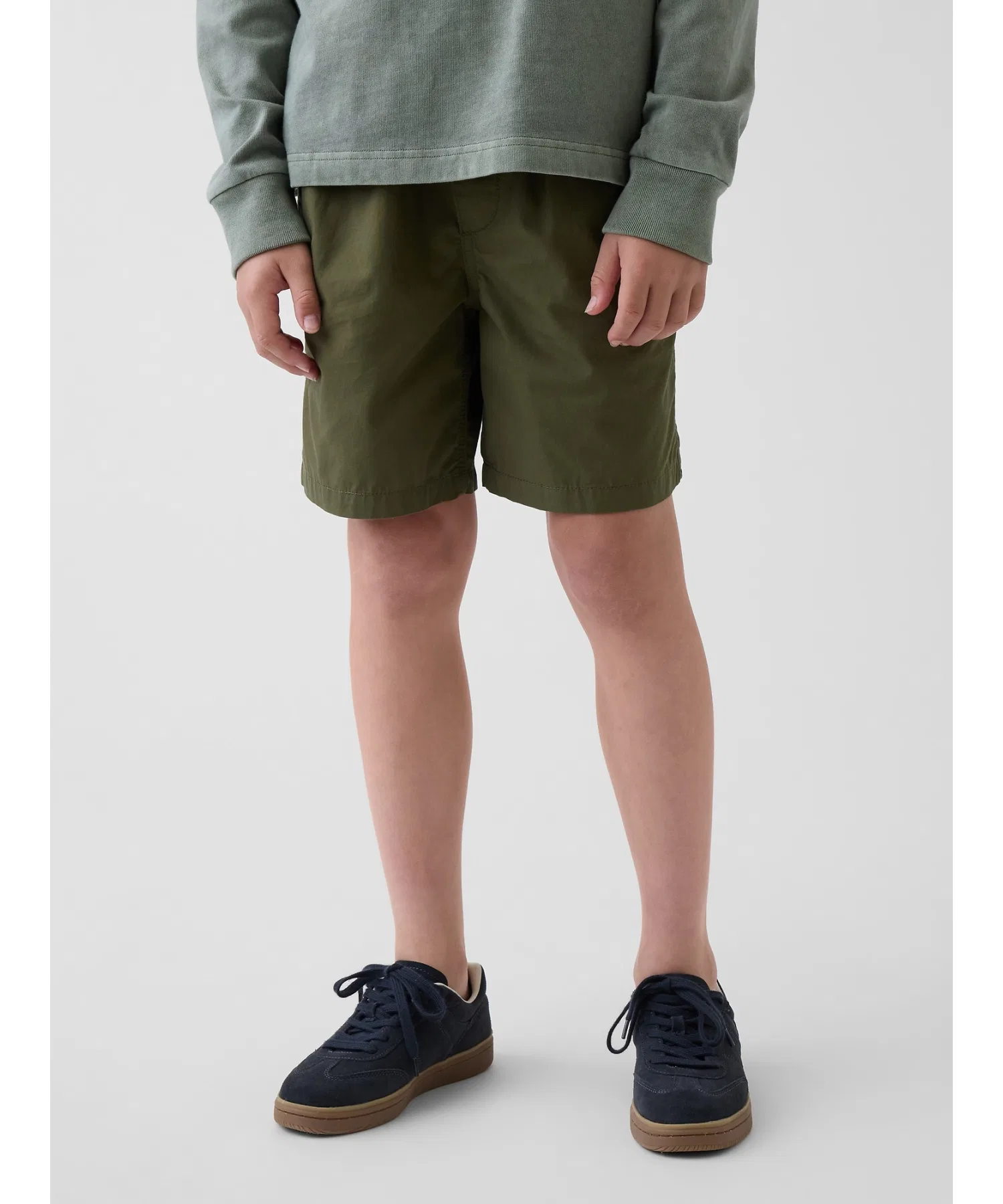 Детские шорты GAP "Relaxed Fit Pull-On" (хаки)