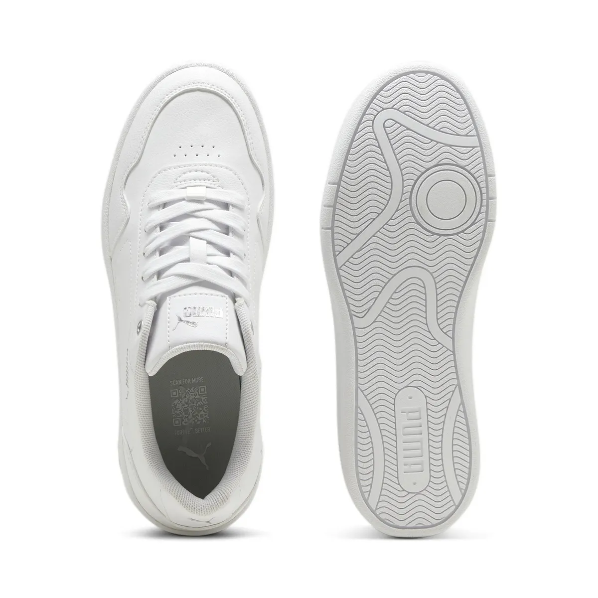 Кроссовки PUMA "Court Classy Sneakers Women", белый — фото 4