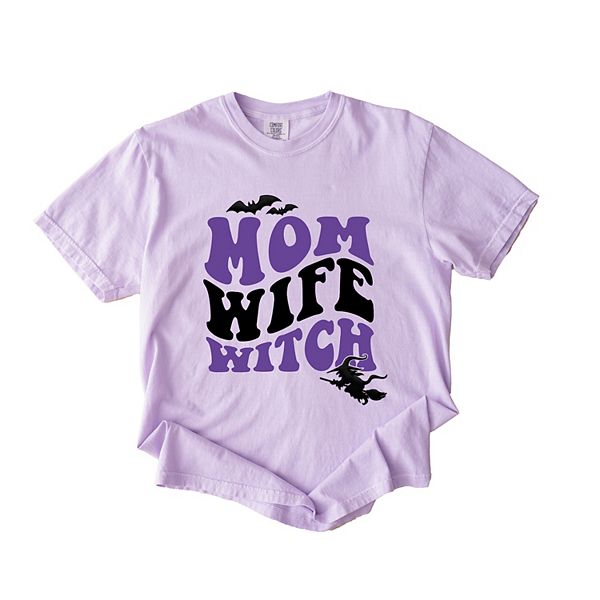 

Футболка с принтом ведьмы и цветными пуфами Simply Sage Market, Orchid