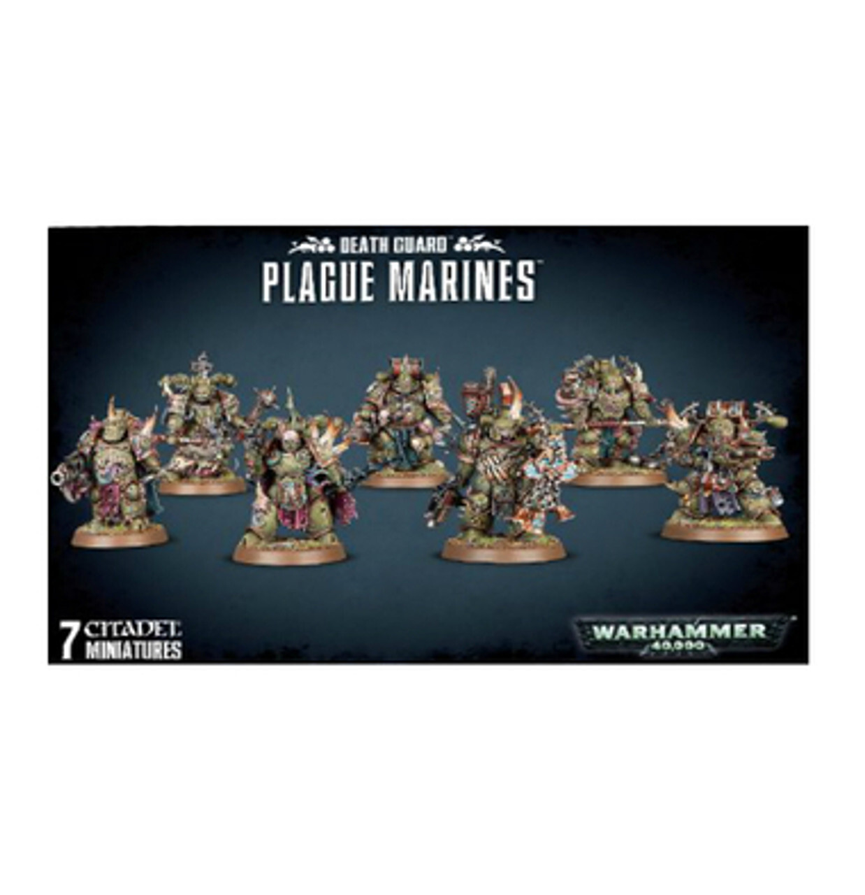 

Миниатюра Warhammer 40K: Death Guard - Plague Marines