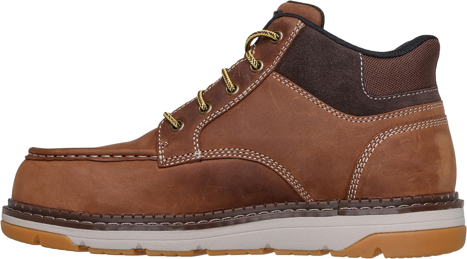 Мужские ботинки Skechers John Deere X Skechers Kadmiel - Grand Creek с шнуровкой и мягким воротником, Dkbr — фото 2