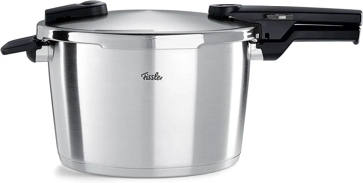 

Скороварка Fissler "Vitaquick Premium", нержавеющая сталь 18/10, премиальное качество – Сделано в Германии 10 л + Ø 26 см + высота 25 см, цвет silberfarben