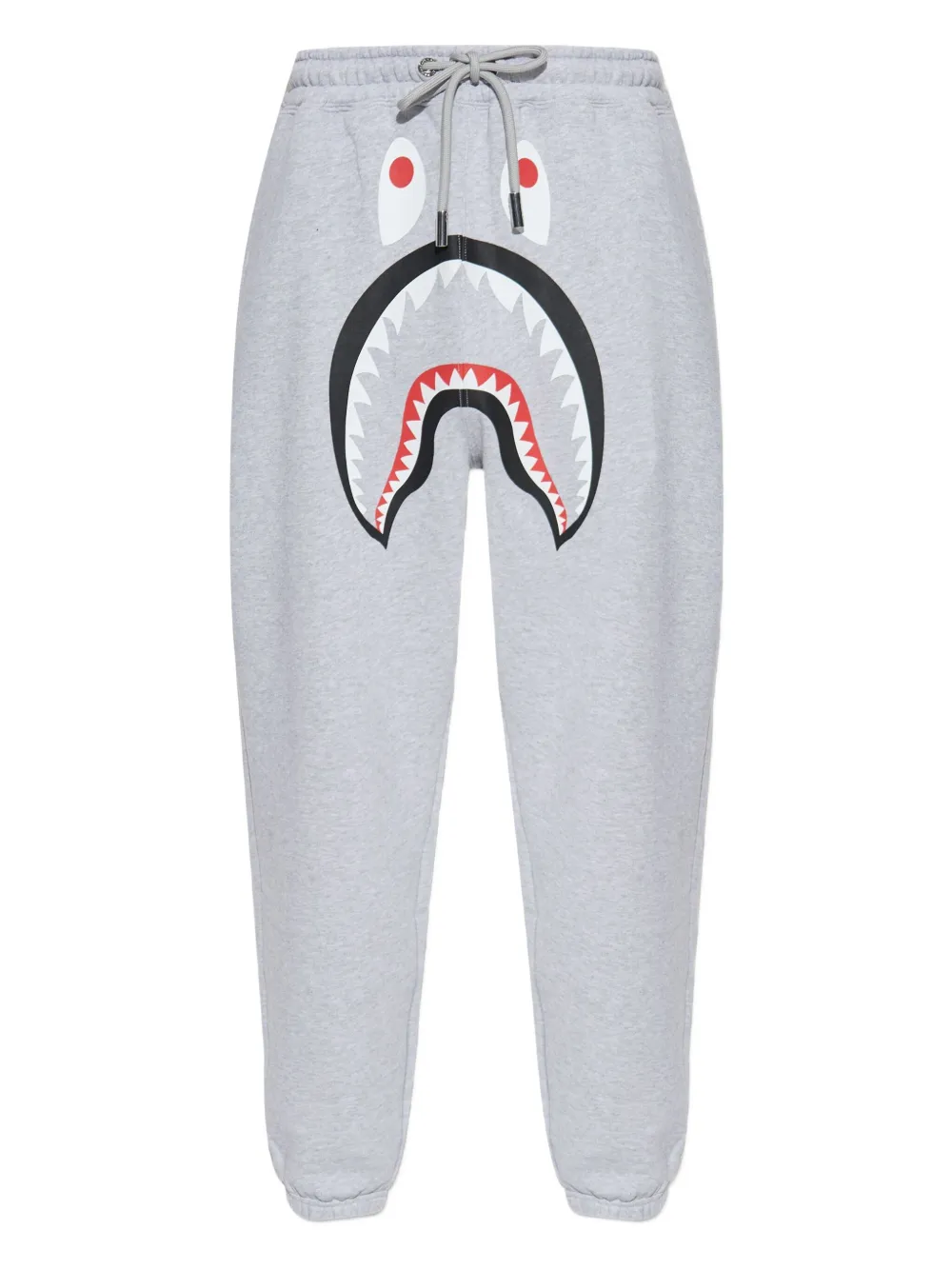 

Брюки с головами акулы A BATHING APE, серый