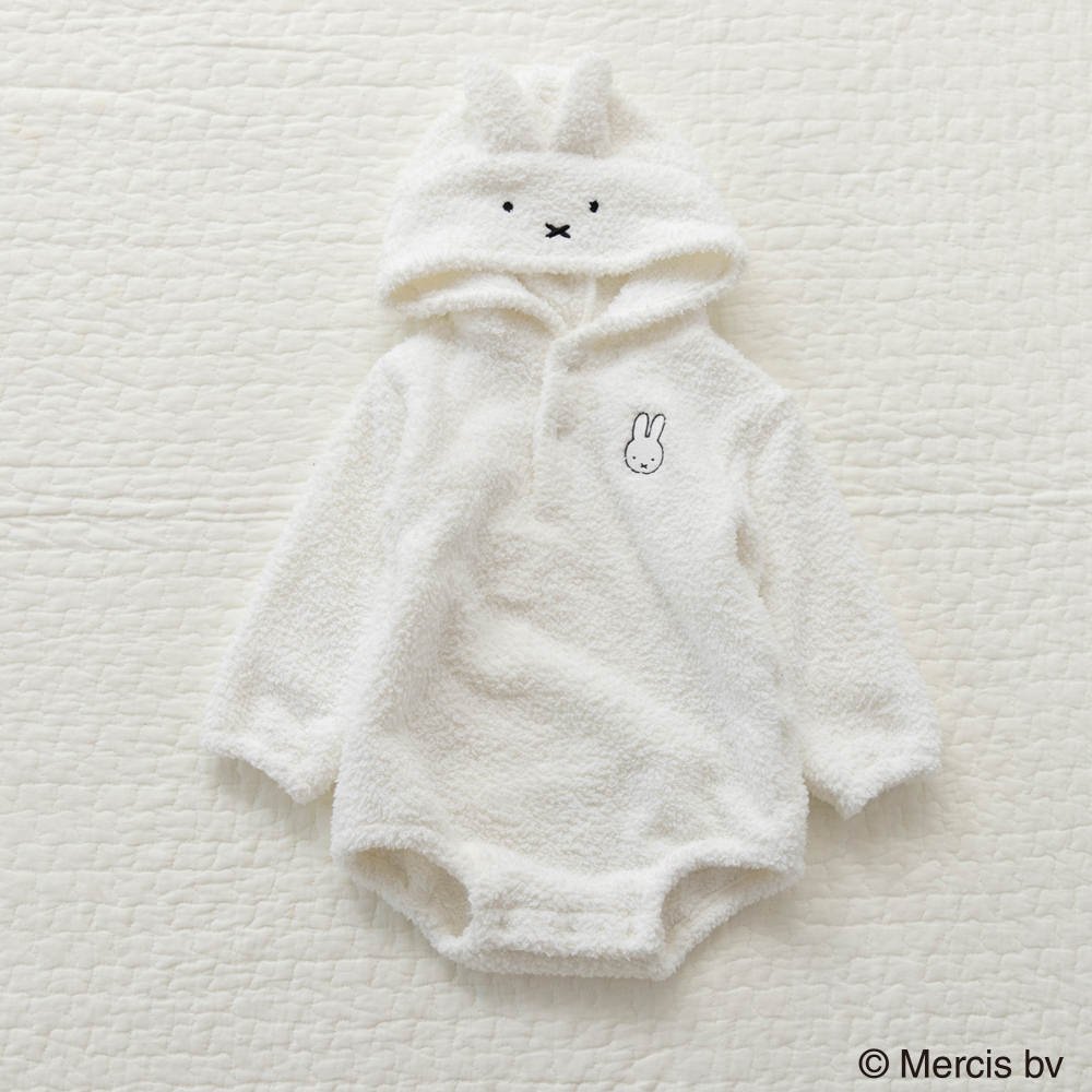 Детский комбинезон Miffy Branshes, off white — фото 2