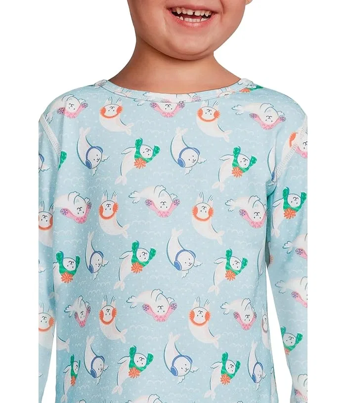 Термобелье Midweight Originals Print Set Hot Chillys Kids, Winter Seals — фото 3
