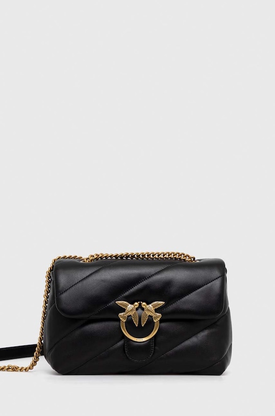 

Кожаная сумка Pinko, черный
