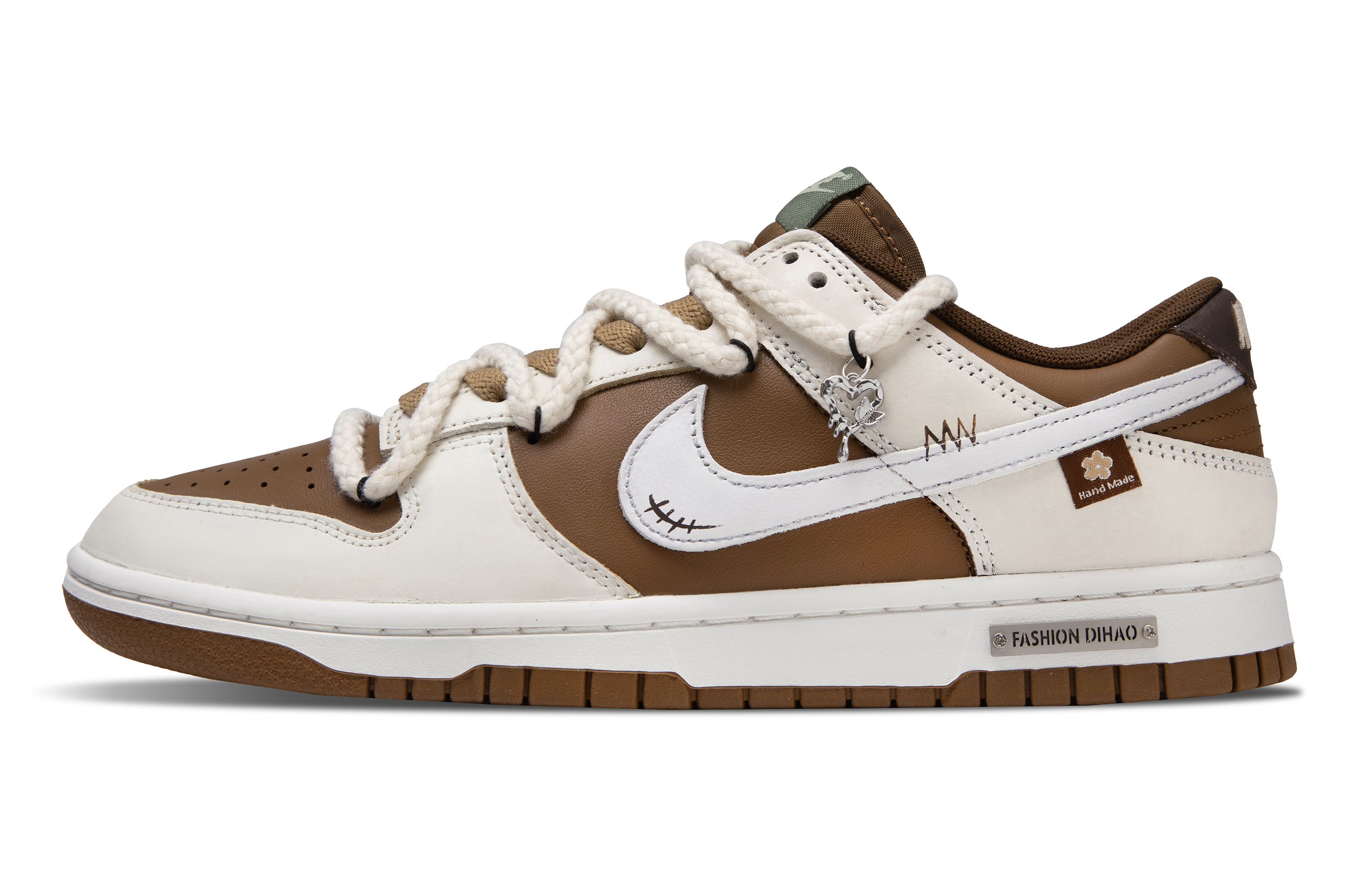 

Nike Кроссовки для скейтбординга Dunk, низкие, бежевые, мужские