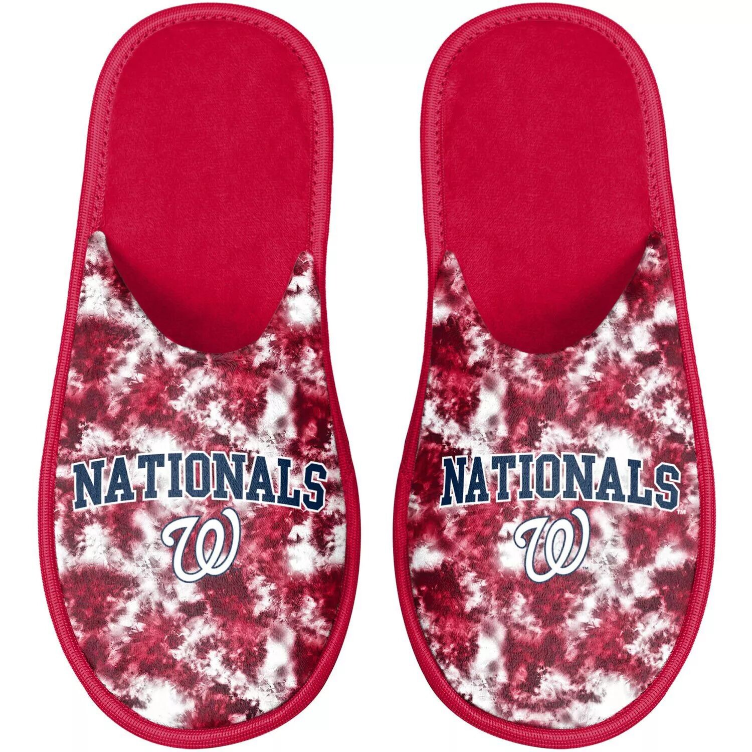 Женские тапочки с логотипом FOCO Washington Nationals Iconic