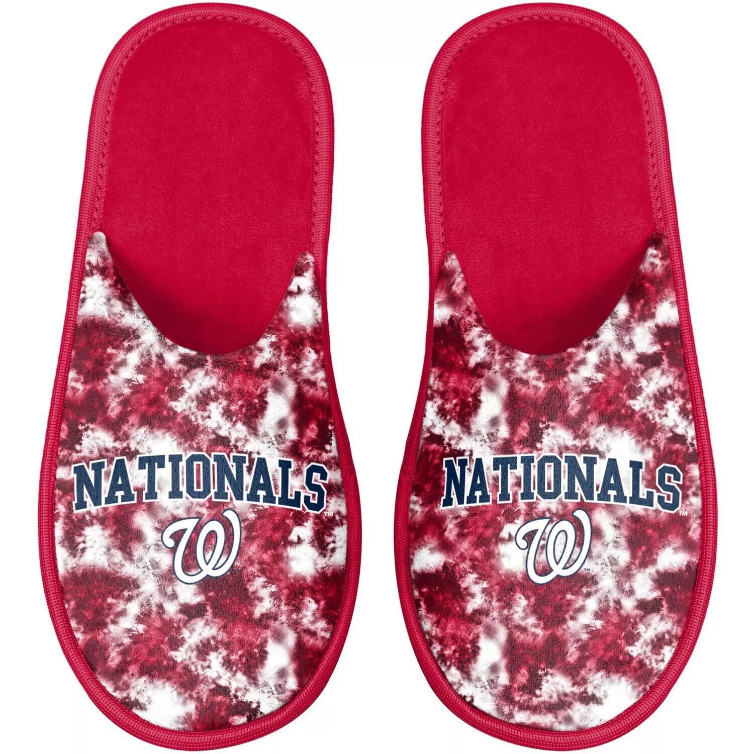 

Женские тапочки с логотипом FOCO Washington Nationals Iconic