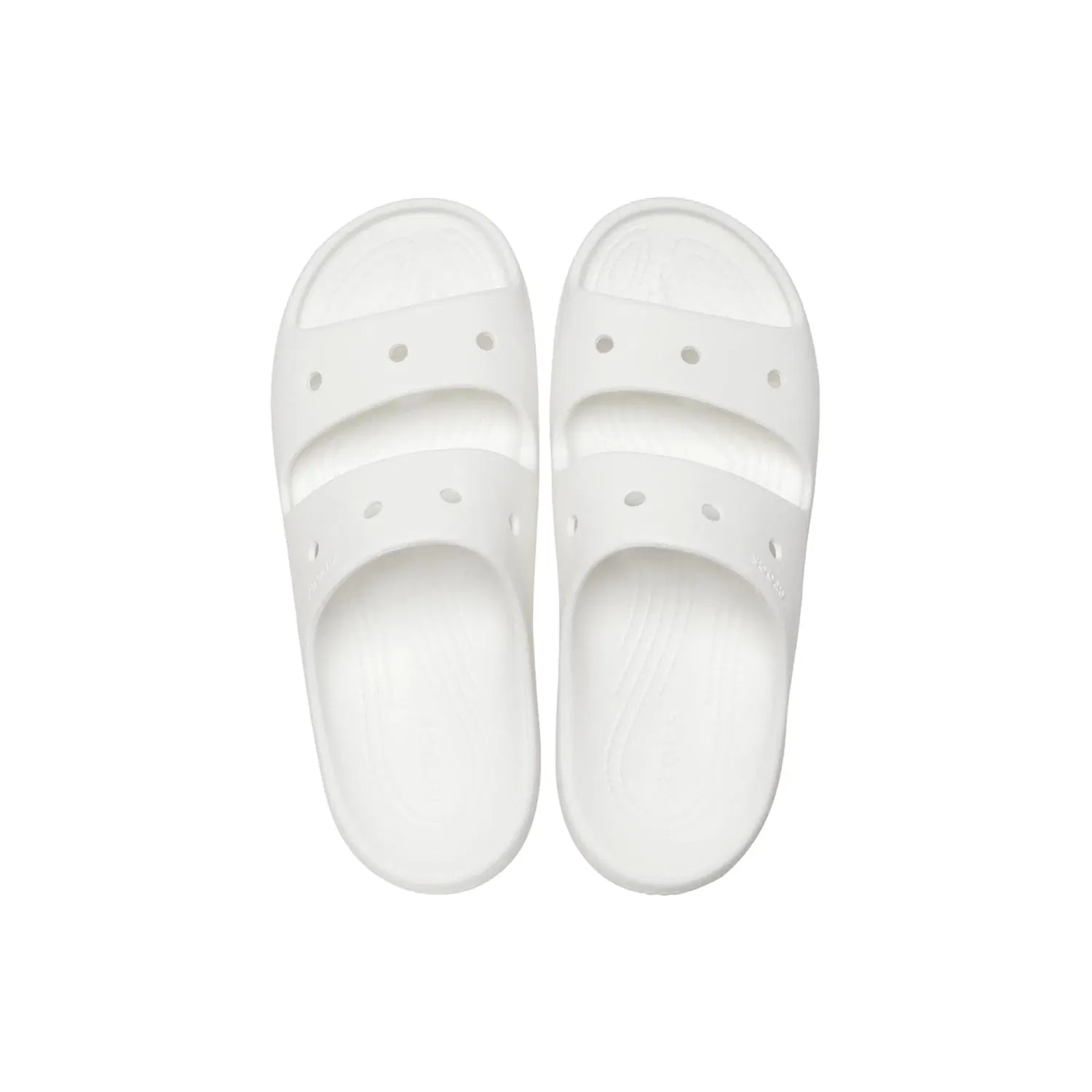 Мужские классические сандалии Crocs V2 белого цвета 209403-100 — фото 3