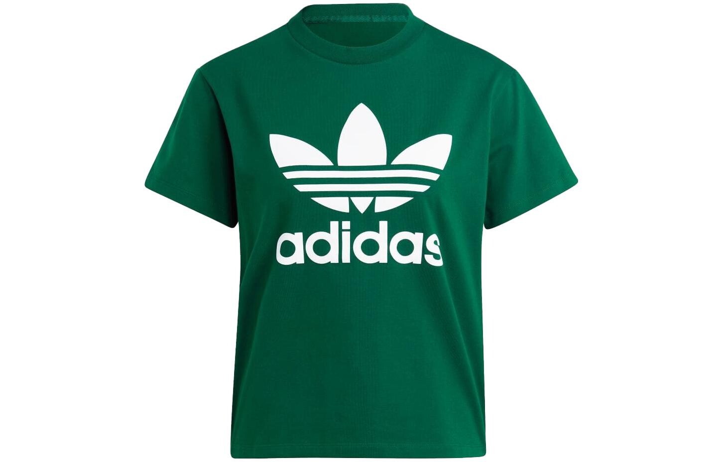 

Футболка женская темно-зеленая Adidas Originals