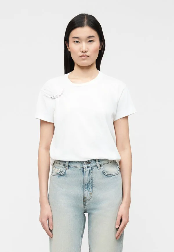 

Футболка suzan plisse wings basic Zadig & Voltaire, White, Белый, Футболка suzan plisse wings basic Zadig & Voltaire, White