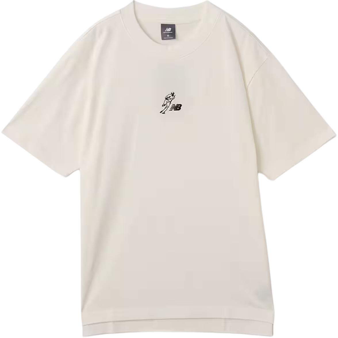 

New Balance Футболка Baseball Crew Neck Unisex White, Белый, New Balance Футболка Baseball Crew Neck Unisex White