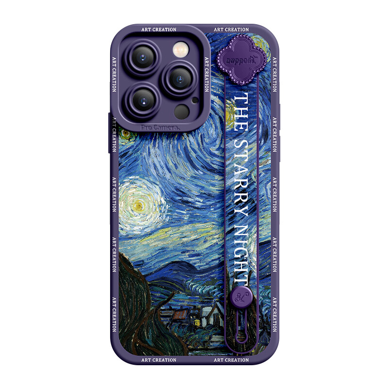 

Я создаю свой арт-чехол для телефона My Art, Oil painting pipe manAngel eye ☆ wristband holder