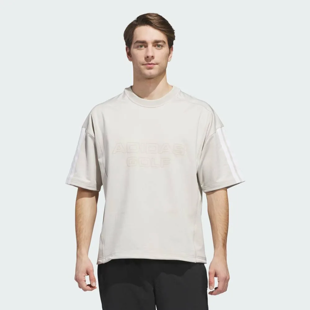 Толстовка Beyond с коротким рукавом и круглым вырезом Adidas, beige