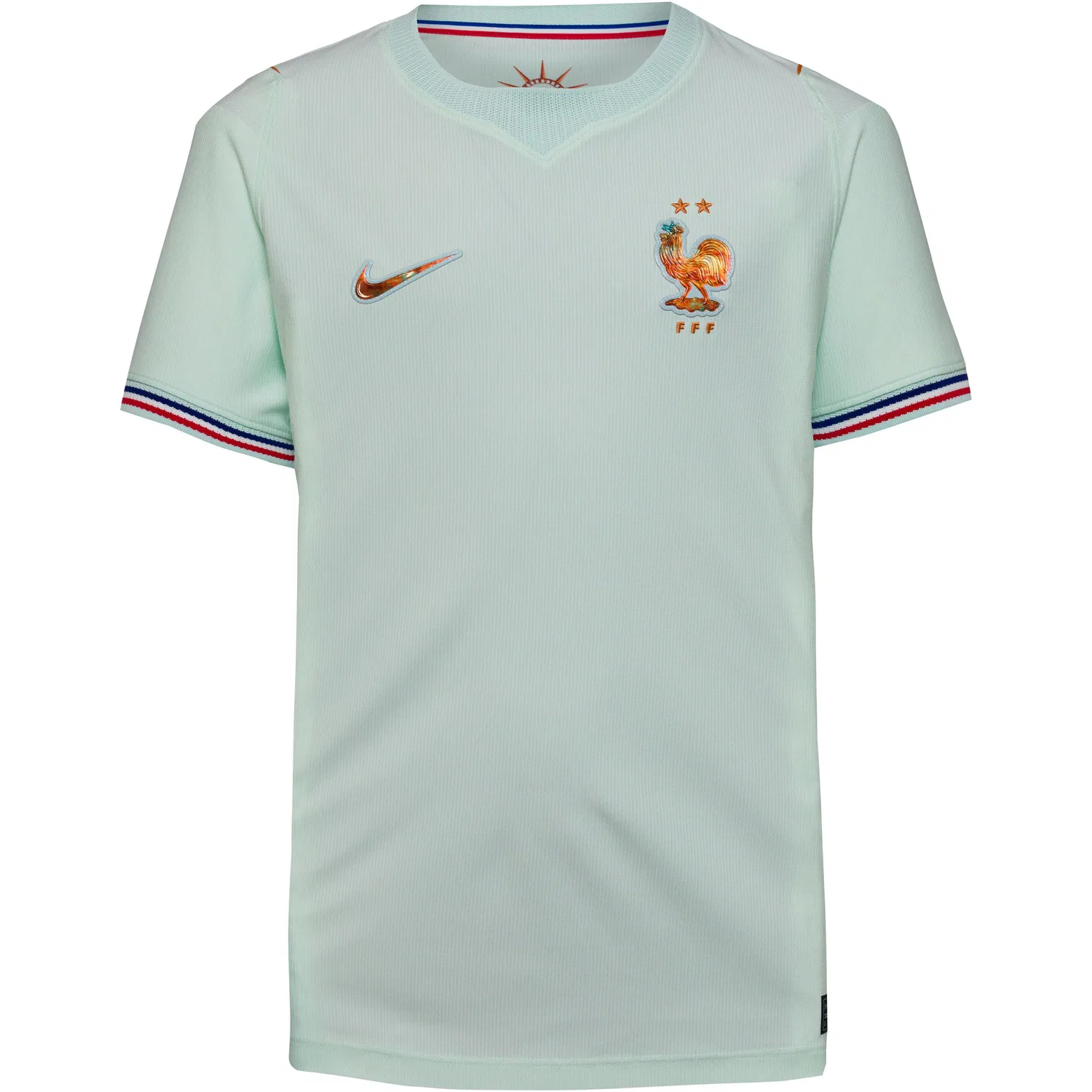 Рубашка Nike Performance Frankreich Away мятного цвета