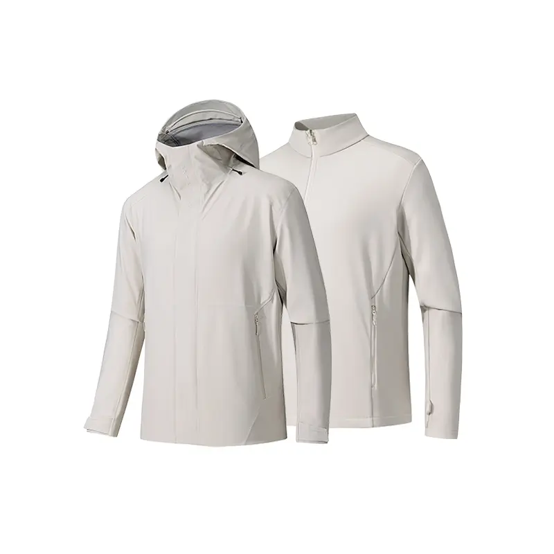 

ANTA Ветровка мужская непромокаемая, Wheat Grain Gray