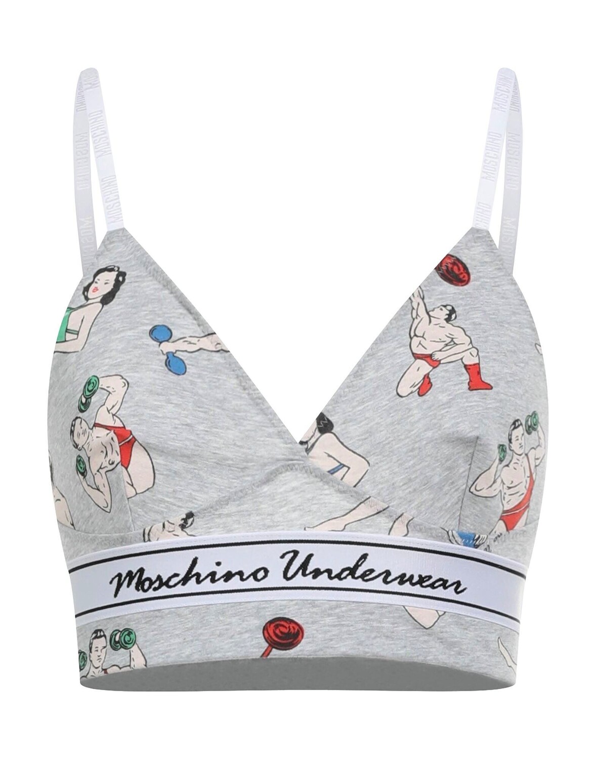 

Бюстгальтер Moschino, светло-серый