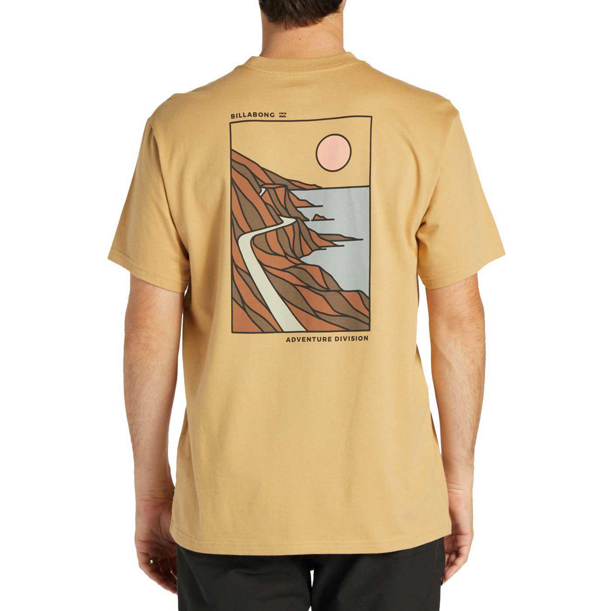 

Мужская футболка Gateway с коротким рукавом Billabong, Dusty Gold