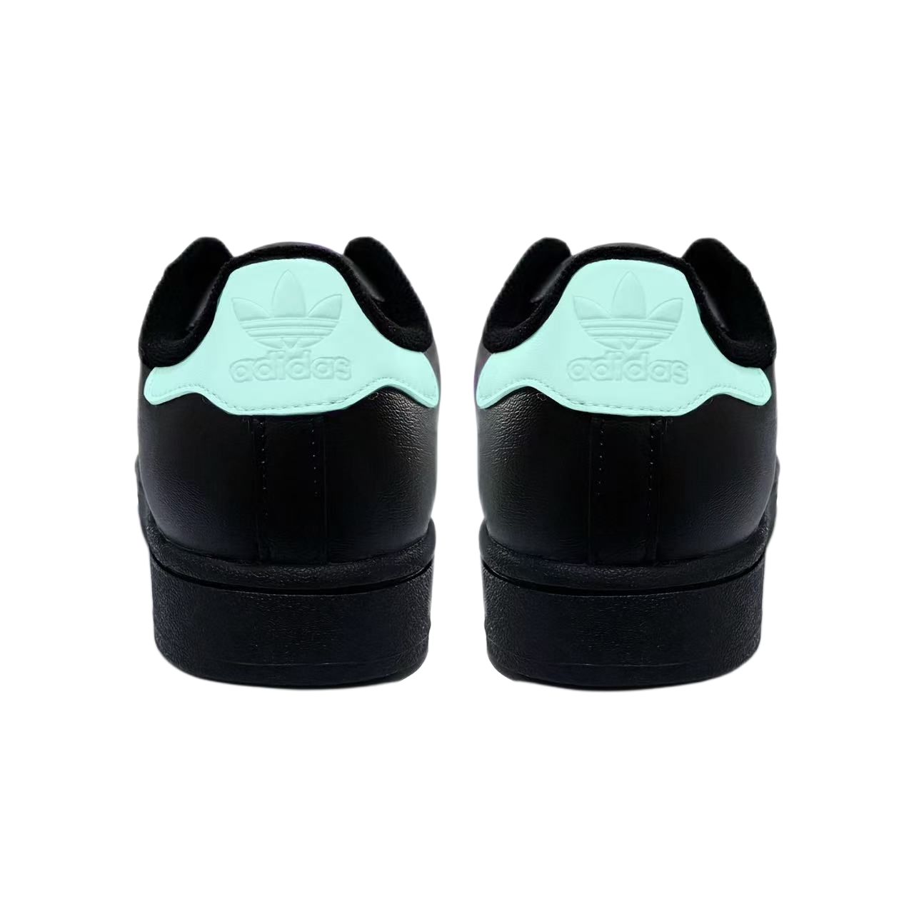 Легкие амортизирующие кроссовки Superstar 2 Tiffany с низким верхом для детей и подростков Adidas Originals, зеленый — фото 4