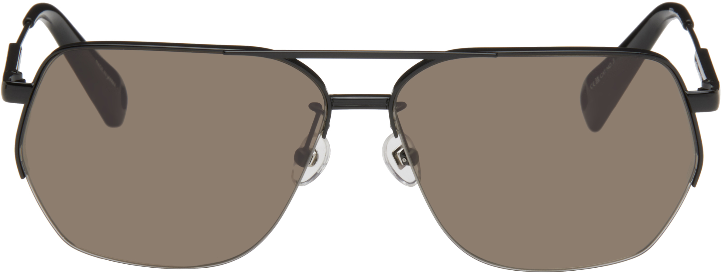 

Черные солнцезащитные очки Les lunettes Aviador JACQUEMUS