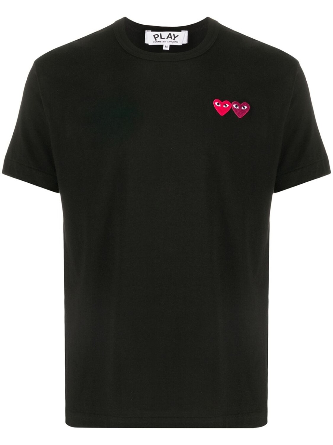 

Футболка с короткими рукавами и нашивкой Comme Des Garçons Play, черный