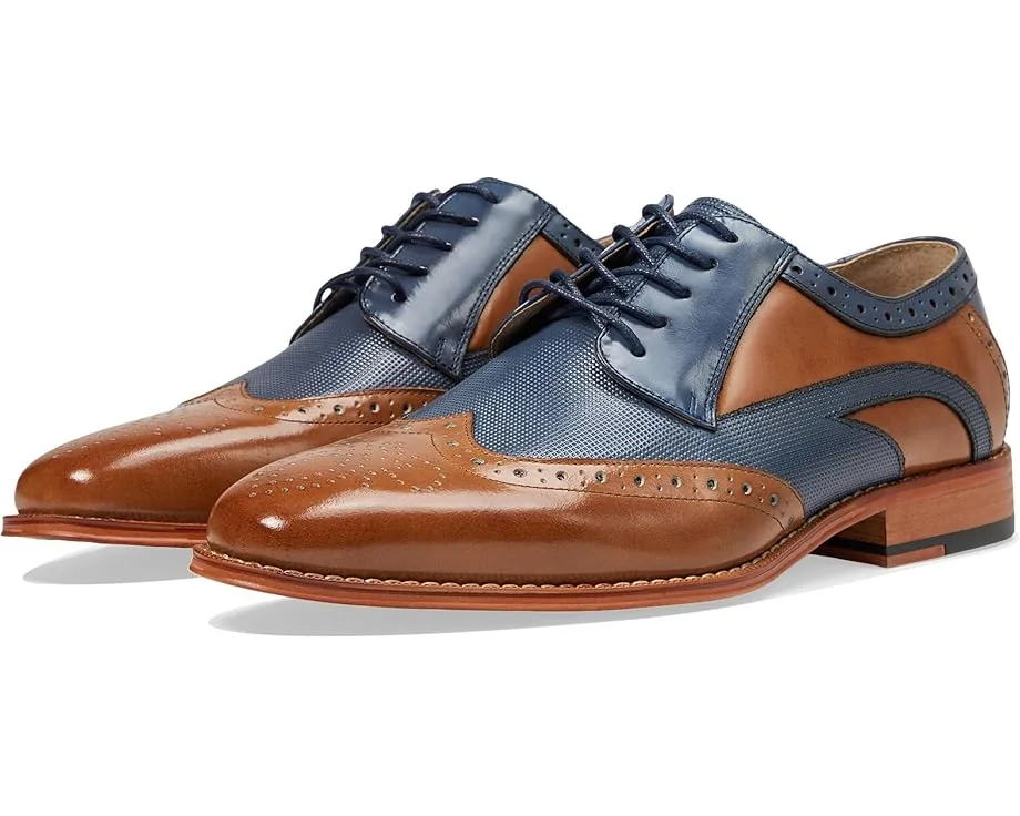 Оксфорды Stacy Adams Ivingale Wing Tip Lace-Up, Tan Multi