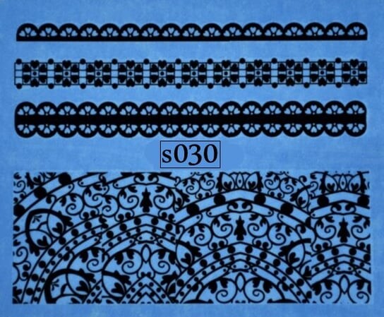

Водные наклейки для ногтей - № S030, Raisin