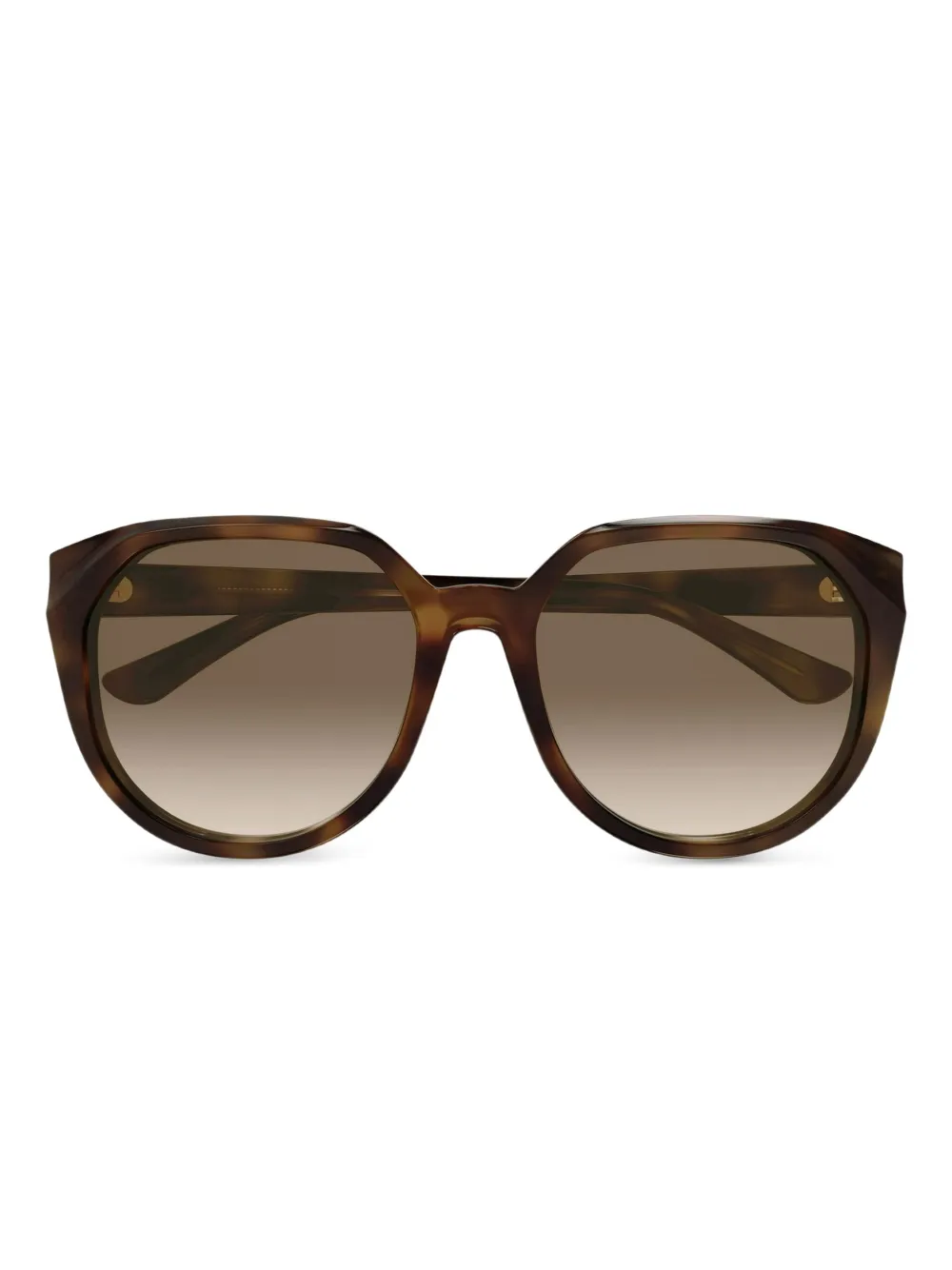 

Солнцезащитные очки в геометричной оправе Chloé Eyewear, коричневый
