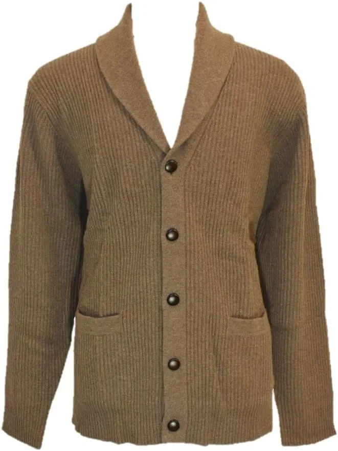 

Shephe 4 Ply мужской кардиган с воротником шаль из кашемира