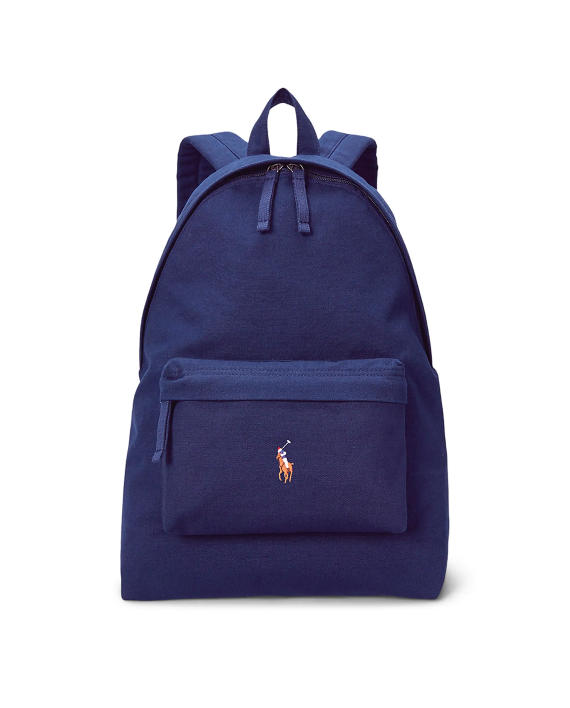 

Мужская холщовая рюкзак с вышитым конём Polo Ralph Lauren, темно-синий