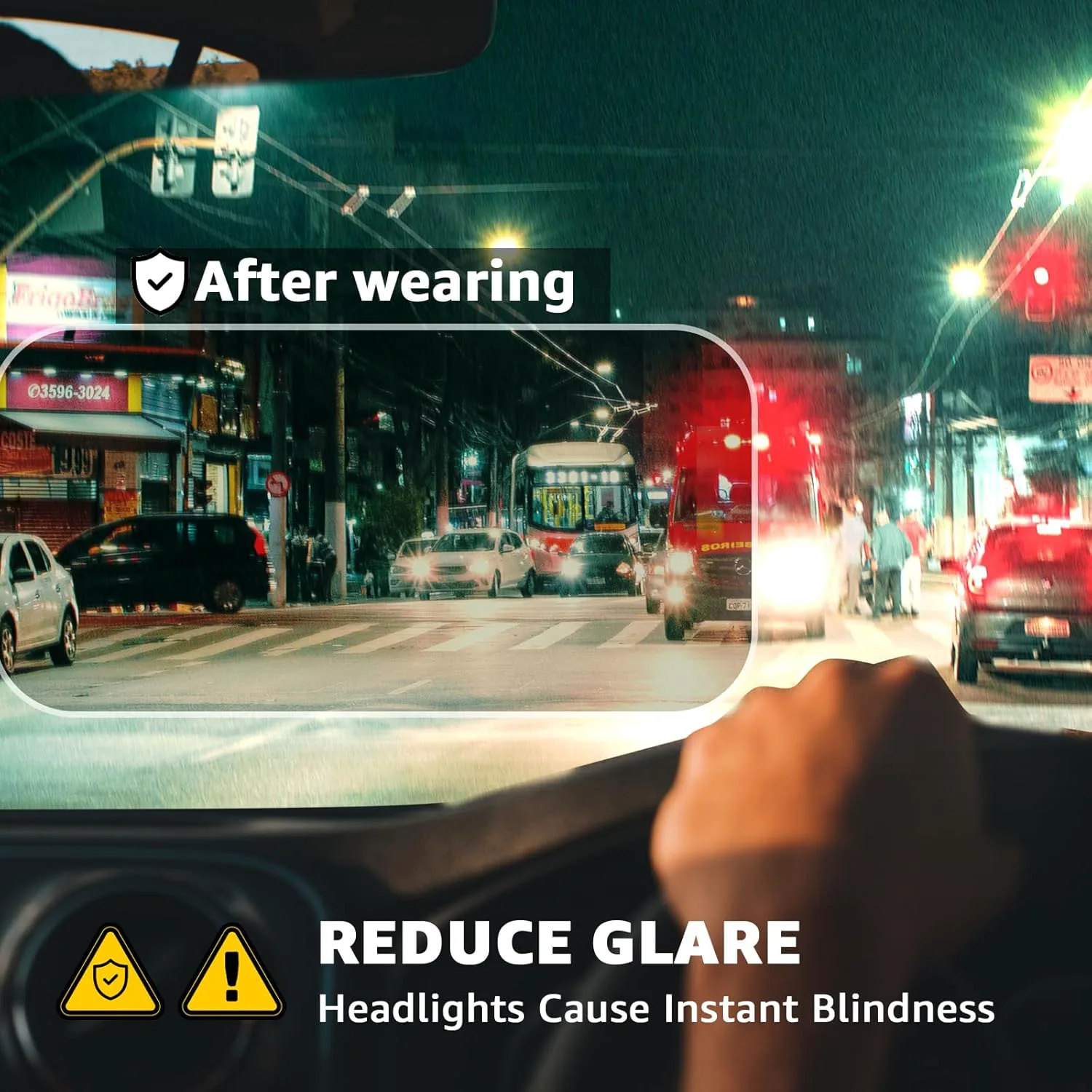 

Фотохромные поляризованные солнцезащитные очки TJUTR для женщин и мужчин, защита от бликов UV400 для вождения днем ​​и ночью, Z02 Carmine Floral – Day & Night Use