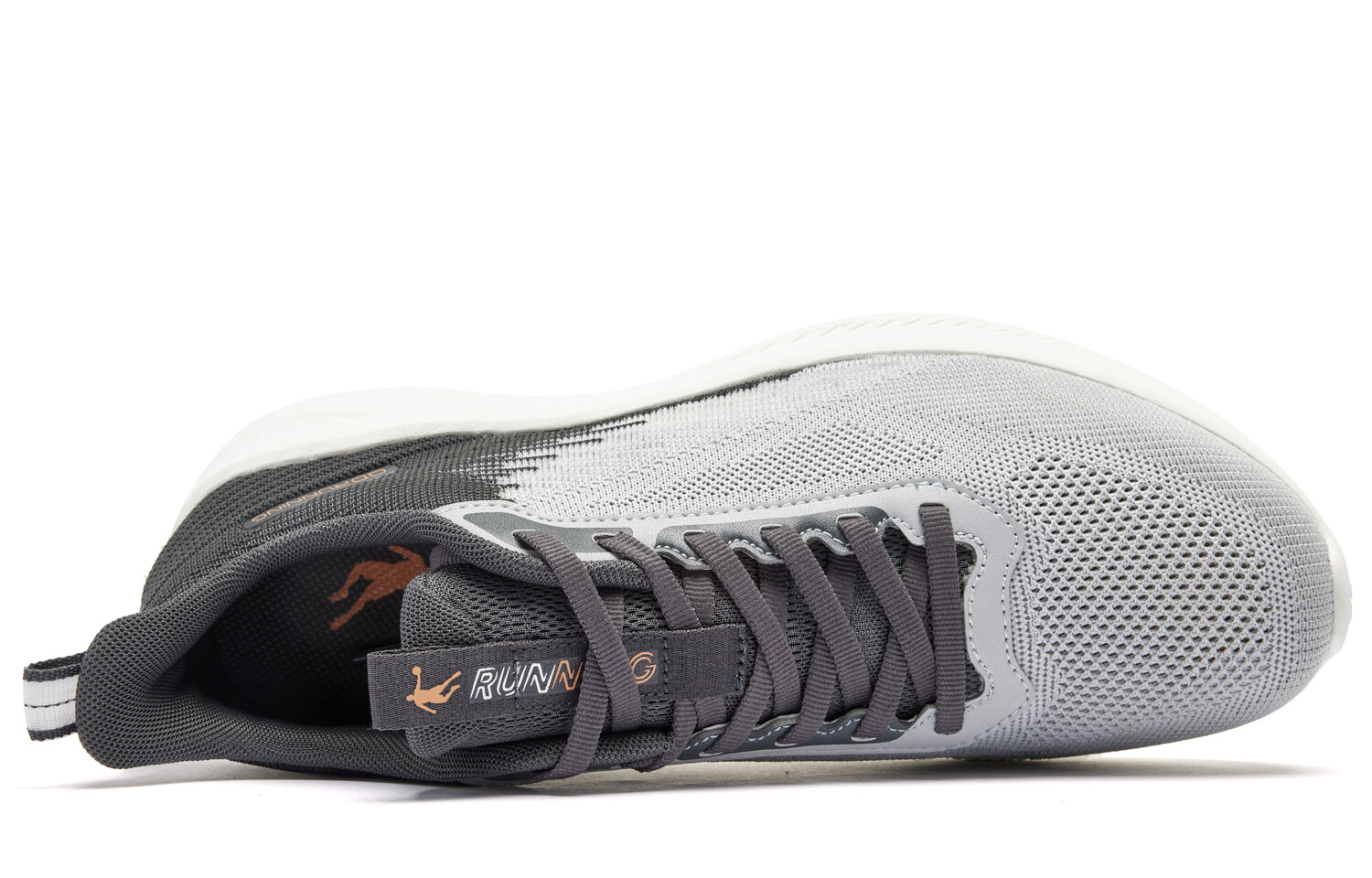 Кроссовки мужские с низким верхом Mist Grey/Shark Grey Qiaodan — фото 4