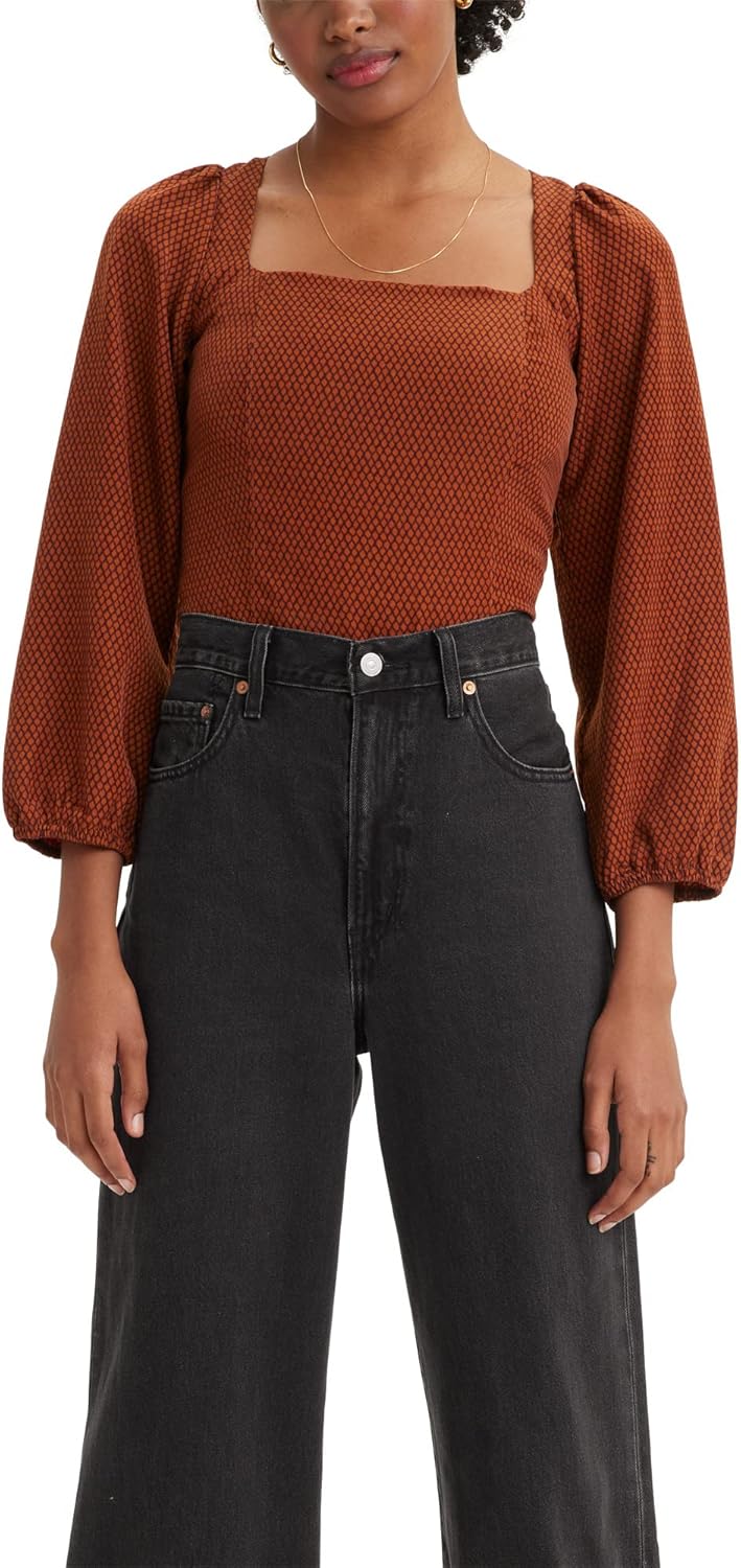 

Женская блузка Levi's Finn (также доступна в размере Plus), (New) Net Geo Gingerbread