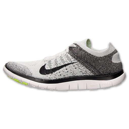 Кроссовки Nike Free 4.0 Flyknit 'Black Fog', серый — фото 4